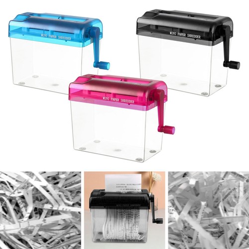 Manueller papierzerkleinerer - manueller,